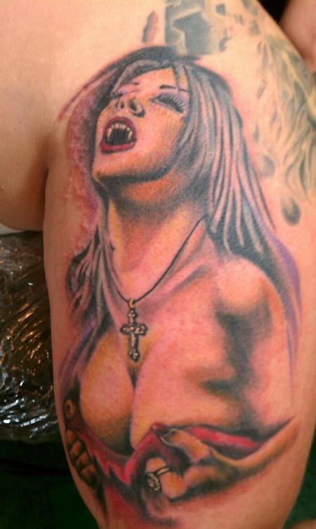 Tattoos - Vampire Girl - 65367